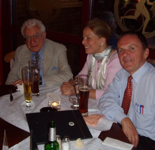 A.K. with Nobel Laureate Murray Gell-Mann and Hagen Kleinert in 2005.